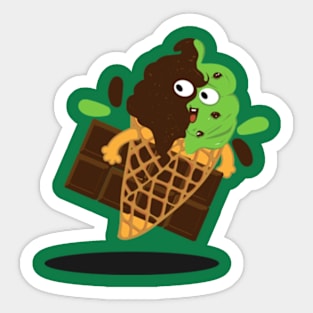 Choco matcha Sticker